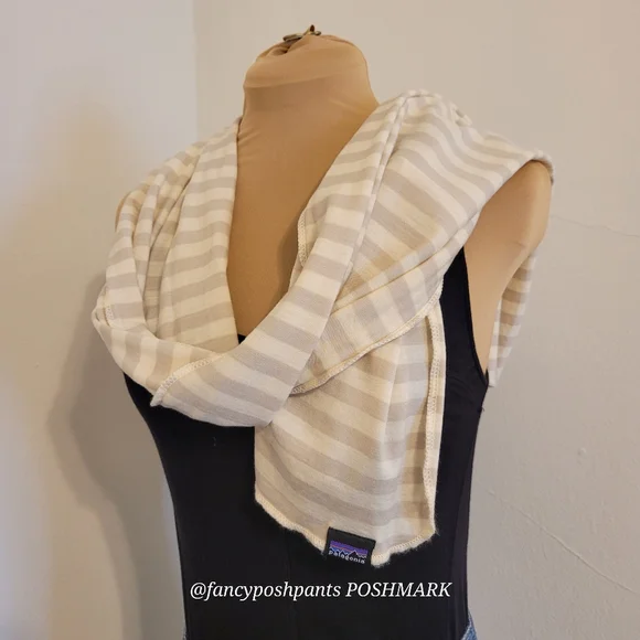 PATAGONIA summer high quality serged edge scarf wrap - Picture 7 of 17